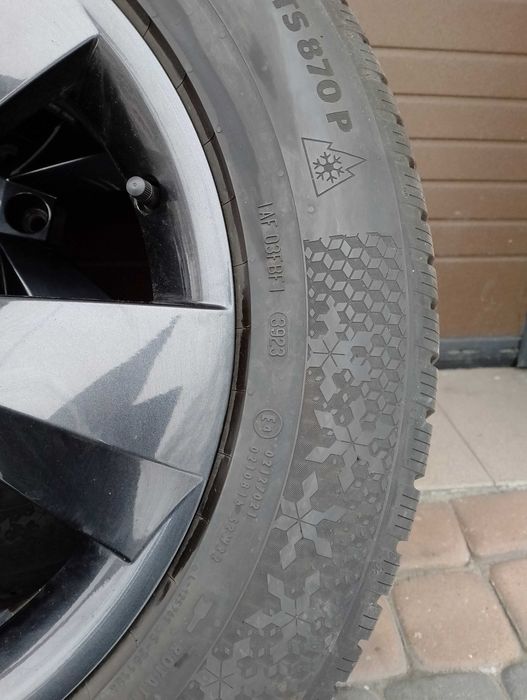 Koła Zimowe 17 Skoda Kodiaq VW Tiguan Tarraco Q3 Continental 8mm 2023r
