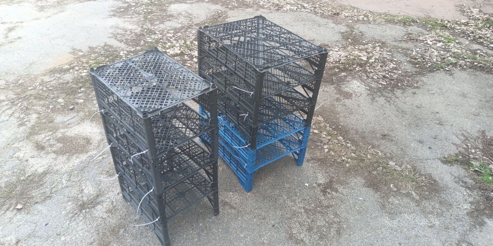 Ящики для УЗВ ферм по вирощуванню креветки.