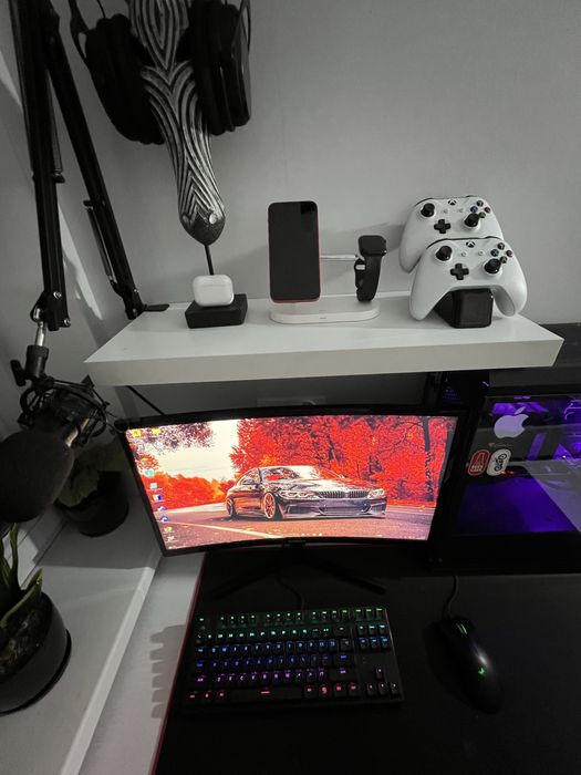 Stanowisko Komputerowe caly zestaw