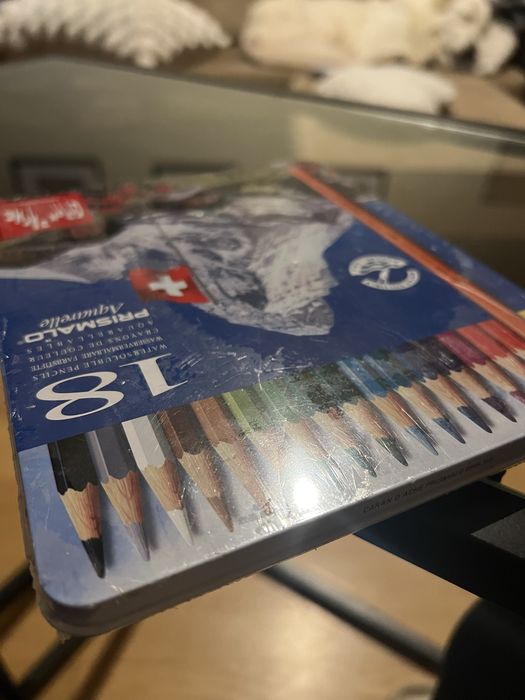 Lápis de cor Aguareláveis CARANDACHE 18 uni. (NOVO com plástico)