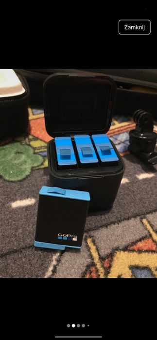 GoPro hero 10 black + stacja ładowania i 3 baterie