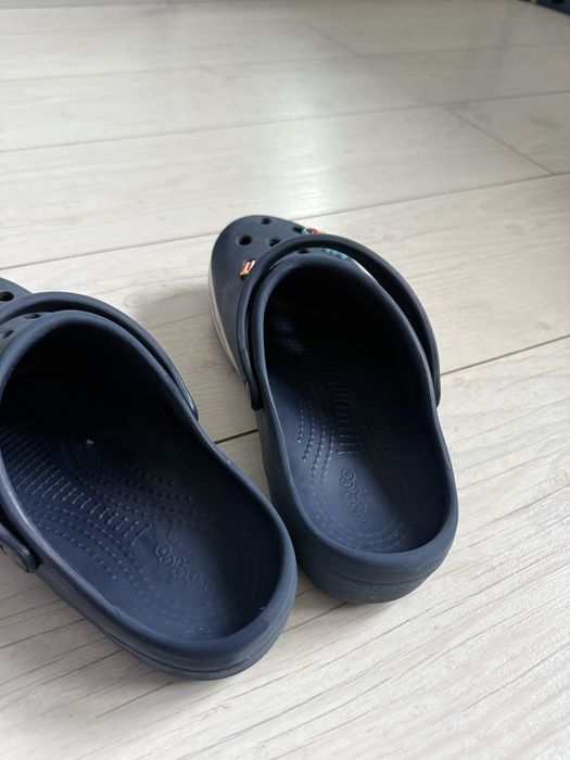 Klapki chodaki crocs 34/35 J3 granatowe