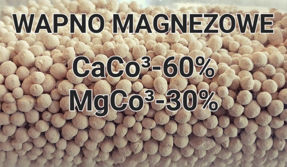 Wapno Kreda 98%, I Wapno Magnezowe granulowane, Czarna kreda humus