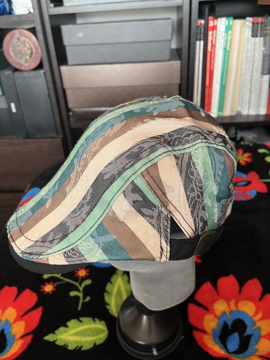 Stylowa czapka kaszkiet / ivy cap w paski i wzory retro 100% bawełna