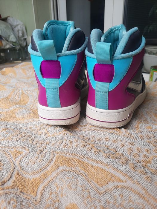 Кожаные кроссовки Nike Air Force 1