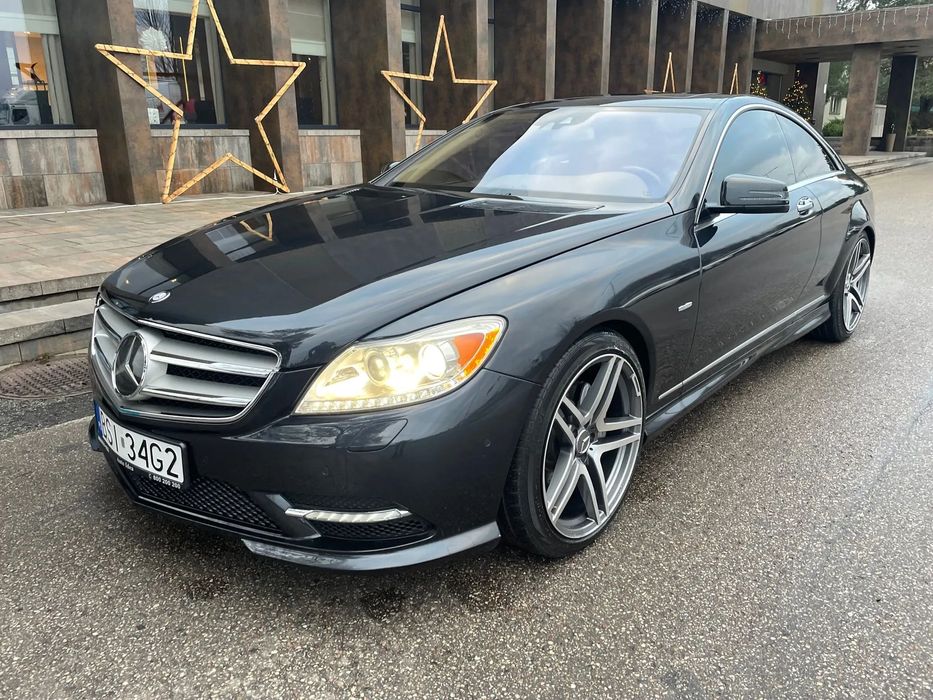 Mercedes-Benz CL pakiet AMG, 117300km, dociągi, NIGHT VISION, masaże, BEZWYPADKOWY !