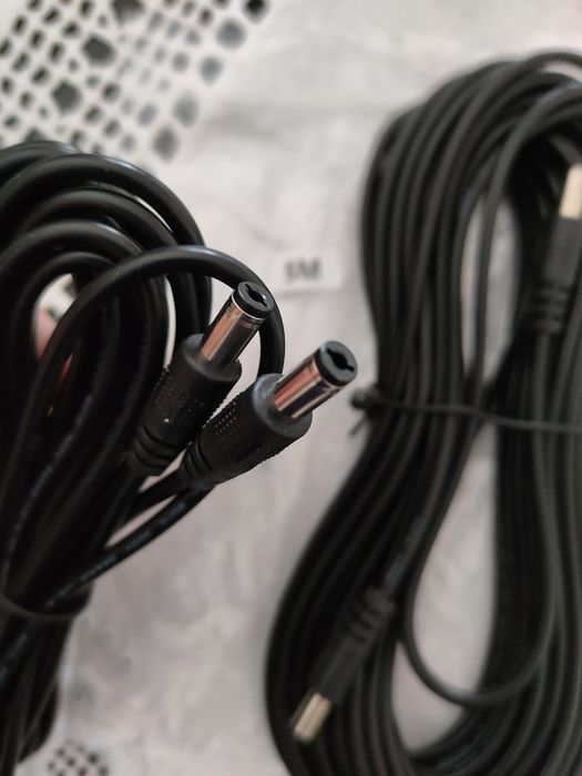 Cabos de alimentação CC DC 2,5/5,5mm CCTV