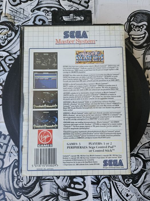 Arcade Smash Hits - Sega Master System (PAL)
