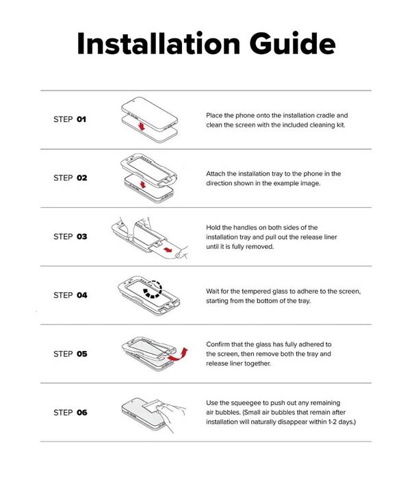 Защитное стекло Ringke Easy Slide AR 2-Pack  iPhone 17 Pro/ 17 Pro Max