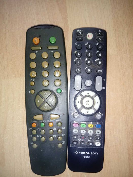 Piloty Telewizora ii Satelity