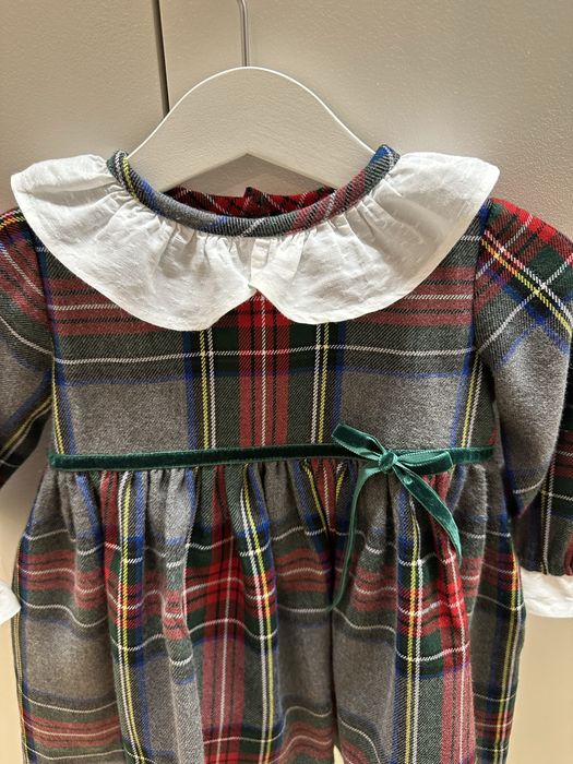 Vestido Natal menina, 1 ano da Maria Bebé. Usado uma vez. Novo