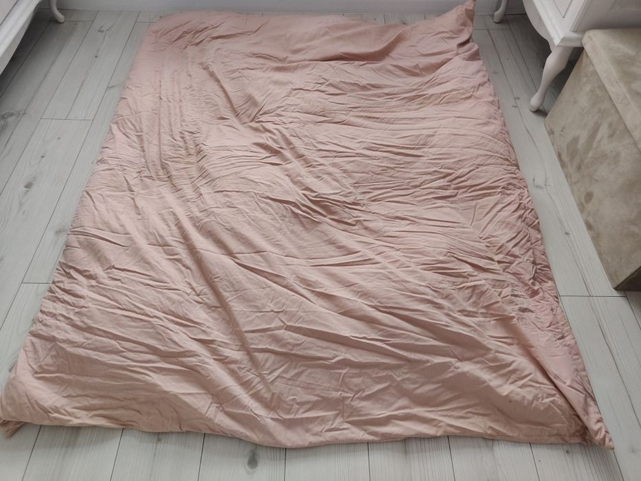 Gruba ciepła pierzyna pościel z pierza gęsi 180*160 kołdra