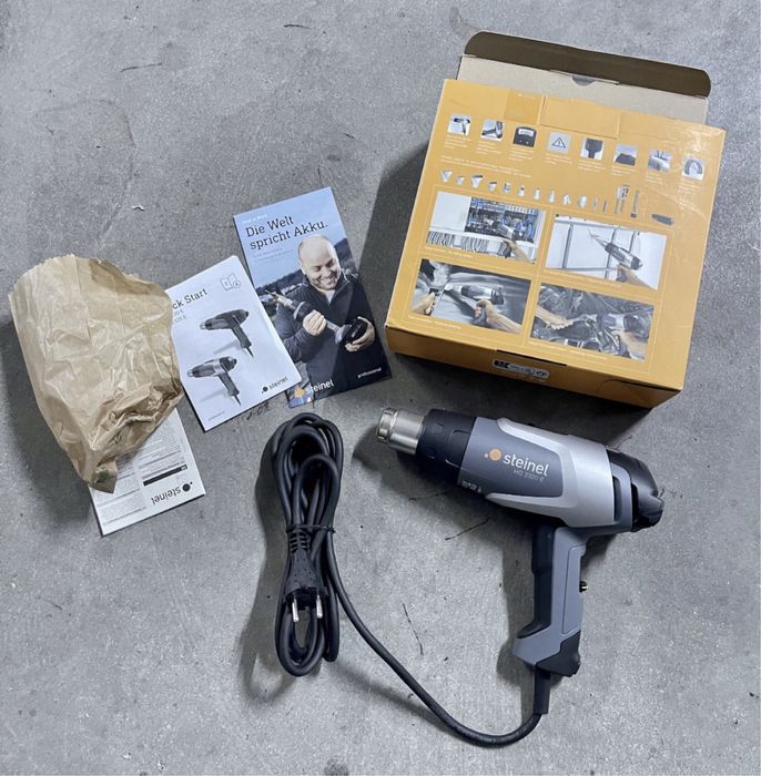 STEINEL HG2320 E LCD opalarka 2-biegowa 2300W 80-650°C regulacja temp