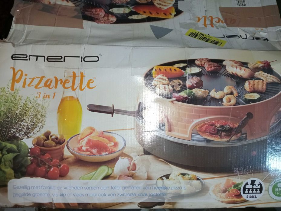 Emerio PO-113255.4 piec do pizzy, grillowania