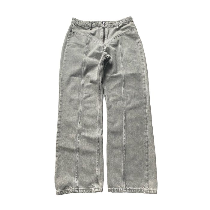 Широкие серые штаны