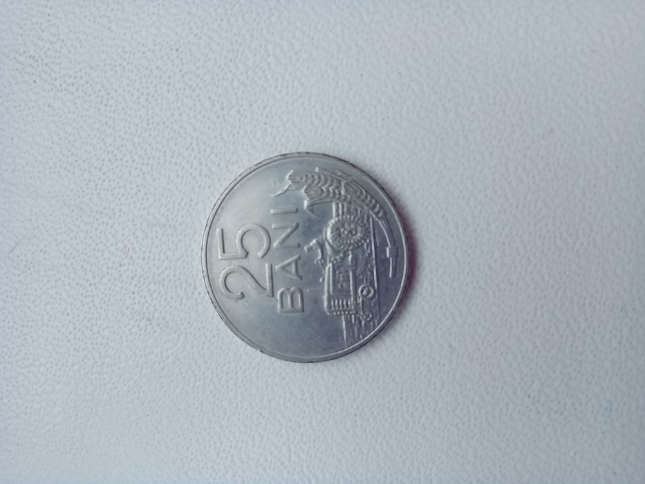 Монета 25 bani / бані, Румунія 1966 року