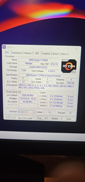 PC Gaming Ryzen 7 3700X + RTX 3060 12GB + 16GB 3200MHz + SSD 1TB