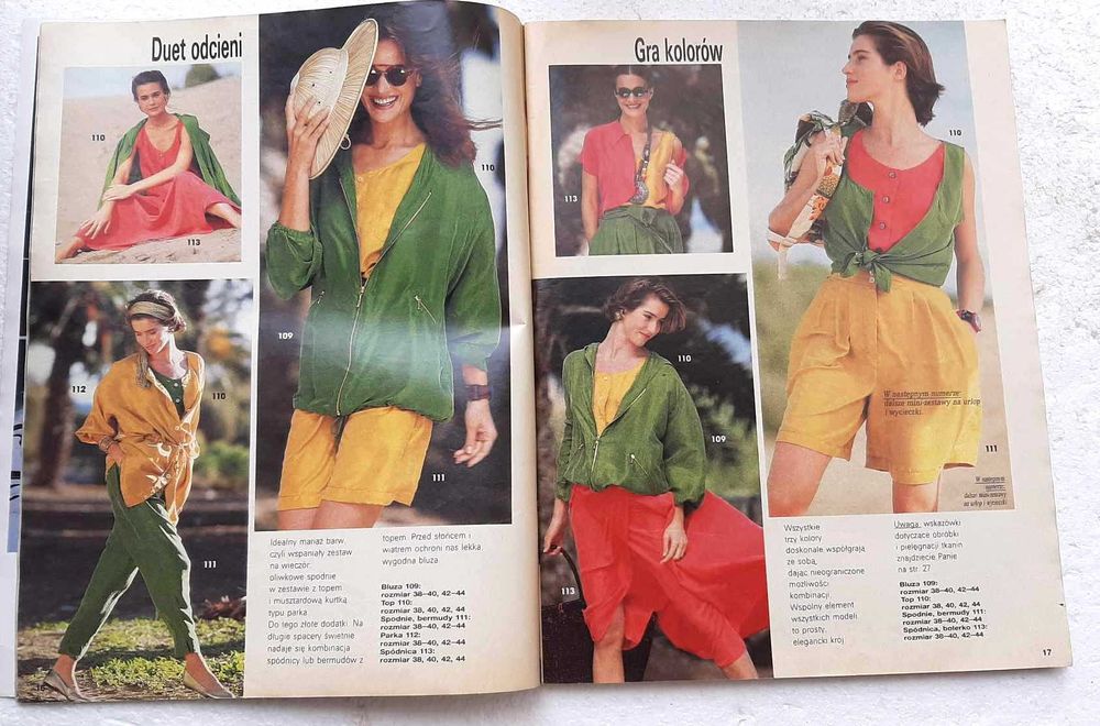 BURDA 4/1991 + wykroje-wersja polska
