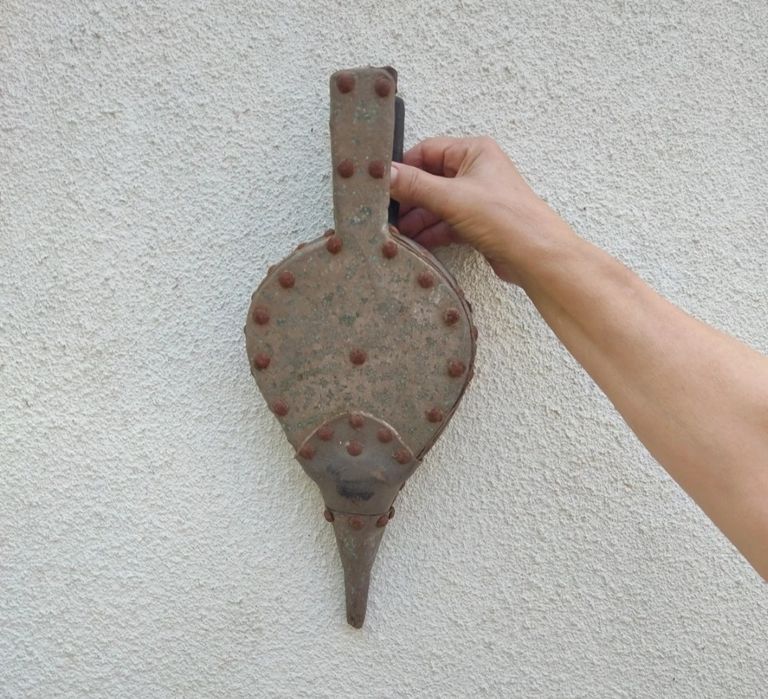 Fole soprador antigo lareira