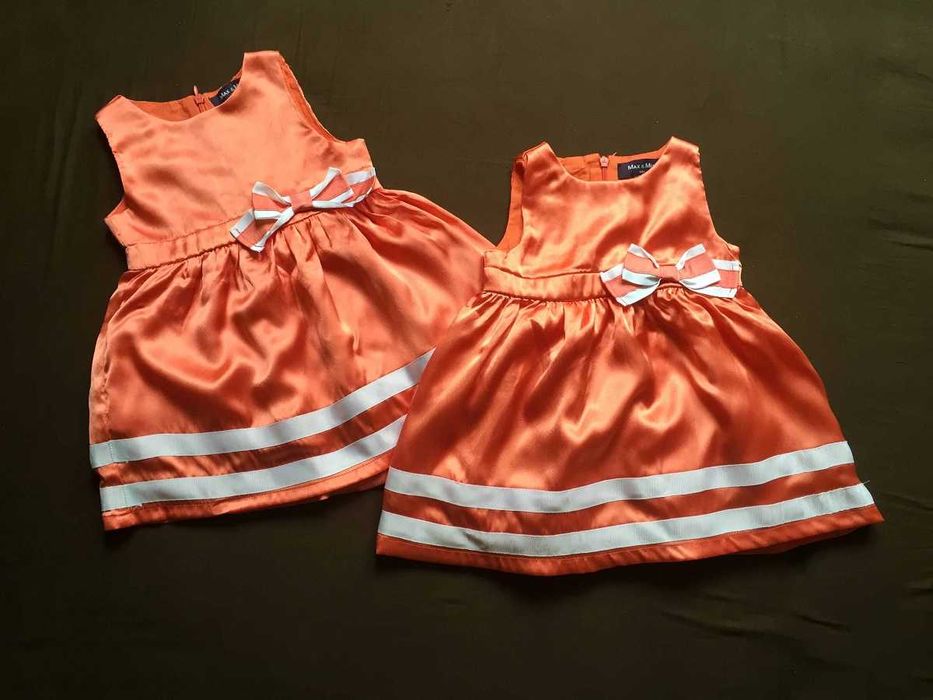 Sukienki wizytowe, 5-10-15, rozm. 68 i 74