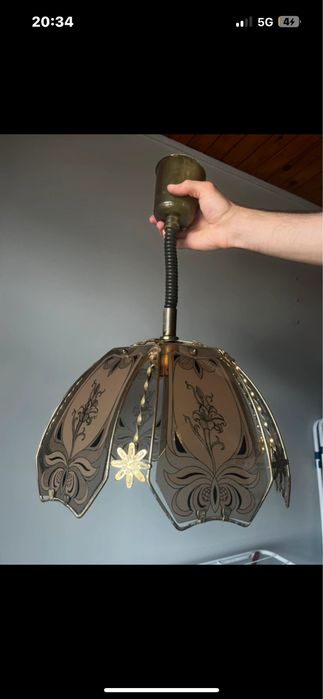 lampa wisząca Chodzież suftiowa vintage retro dla fanow staroci