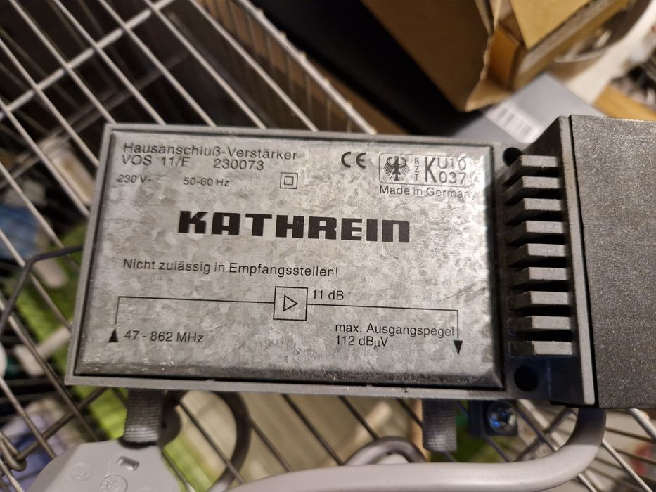 Amplificador tdt  kathrein