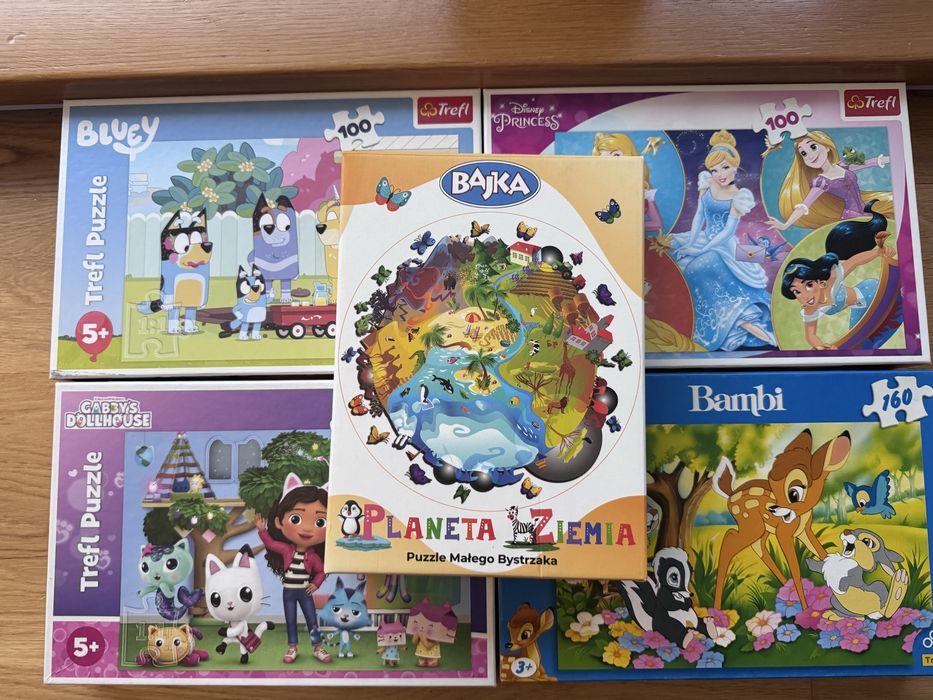 Zestaw puzzli dla dzieci