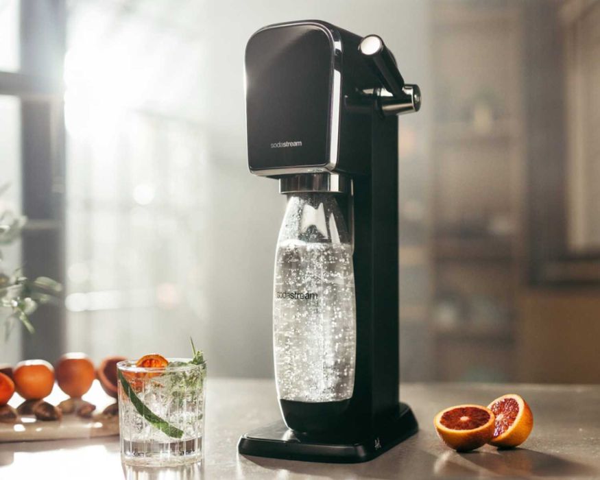 Stylowy Saturator SodaStream ART Retro + Butelka 1L + Nabój CO2 ZESTAW