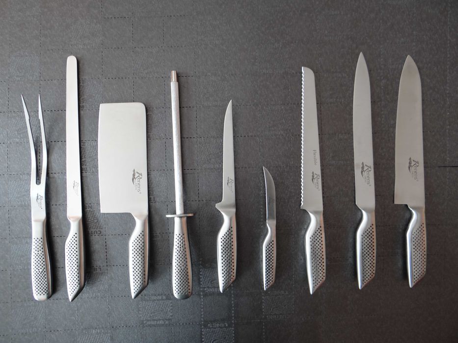 Profesjonalny komplet noży szwajcarskich, 9 szt
