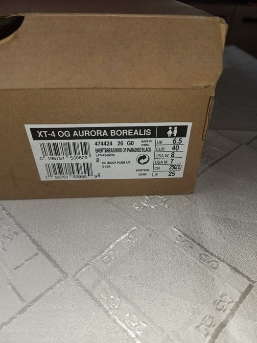 Salomon XT-4 OG Aurora Borealis Shortbtead/Bird Of Paradise/Black r 40