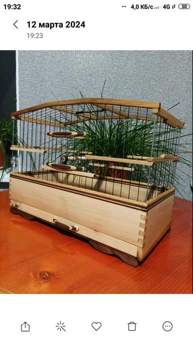 клетки для птиц ручная работа дерево