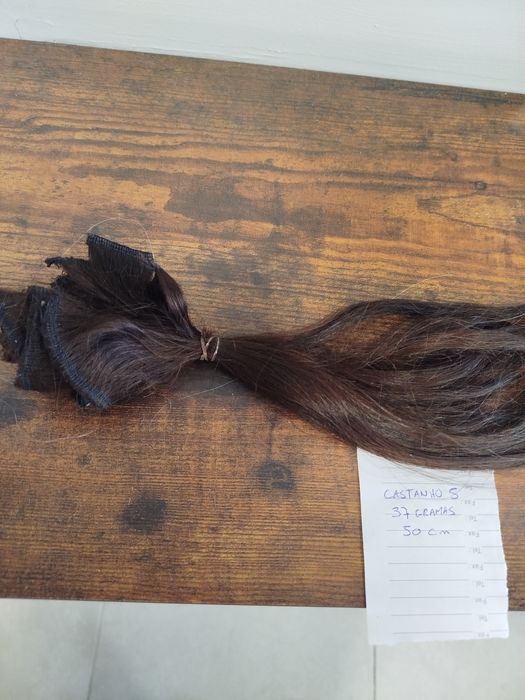 Extensões cabelo 100% humano  185gramas 50 cm