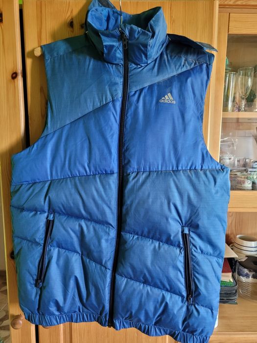 Kamizelka puchowa z kapocą.Adidas