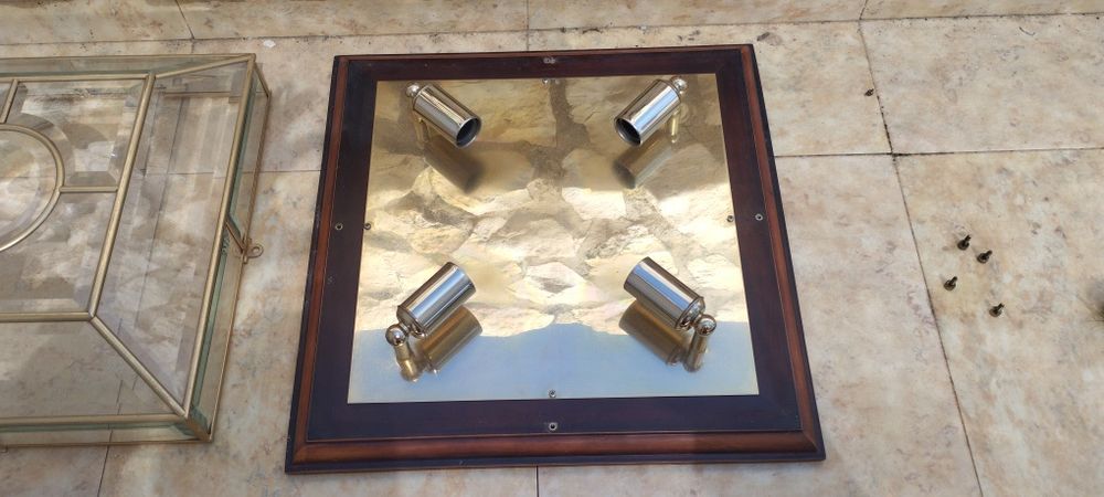 Candeeiro Tecto Cristal