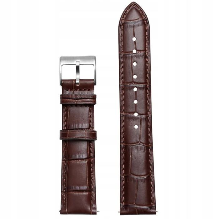 Pasek Skórzany Do Zegarka Smartwatcha 22mm Uniwersalny + Teleskop