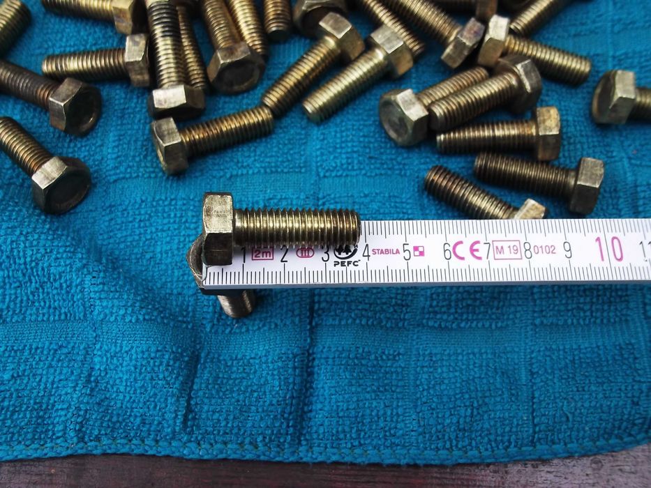 śruby mosiężne fi10mm