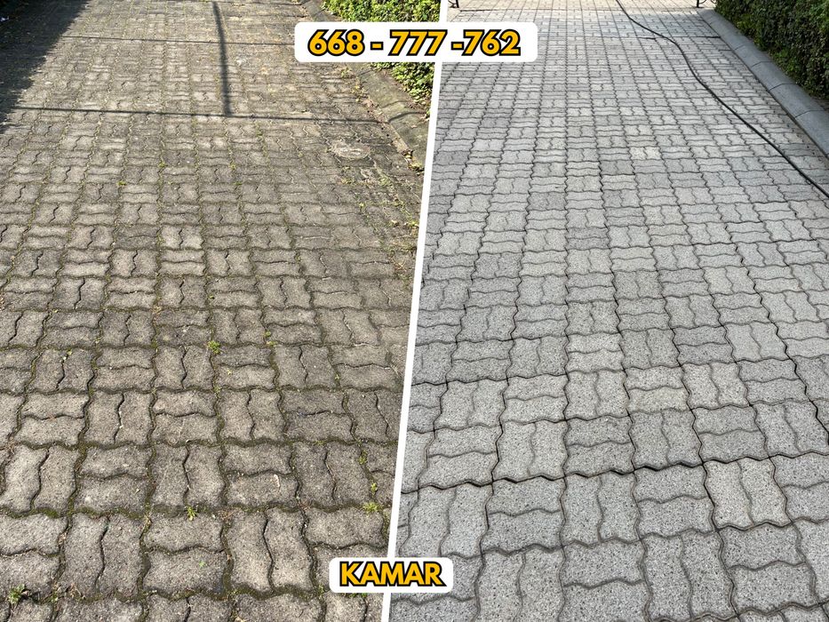 Mycie & Impregnacja - Bruk, Elewacja, Dach. Gorąca woda, Topowa chemia