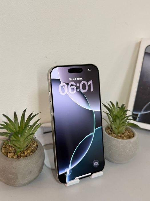 iPhone 16 Pro 256GB White / Neverlock/ 91% АКБ/ Айфон 16 Про 256 ГБ