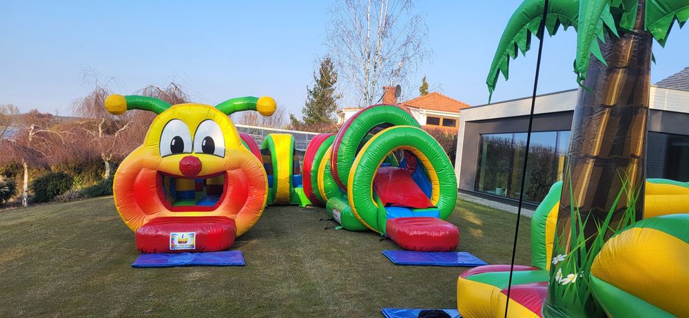 Zamki Dmuchane, trampoliny mobilne, wata i popcorn " Bouncy Mania "