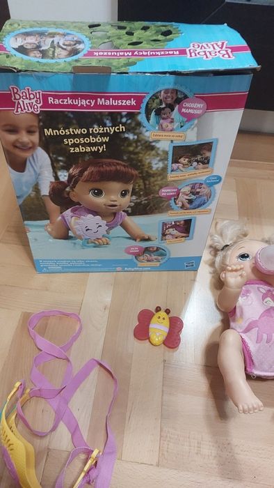 Baby alive raczkujacy maluszek interaktywna