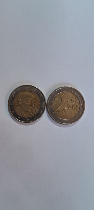 Moeda rara  2 euro bem conservada