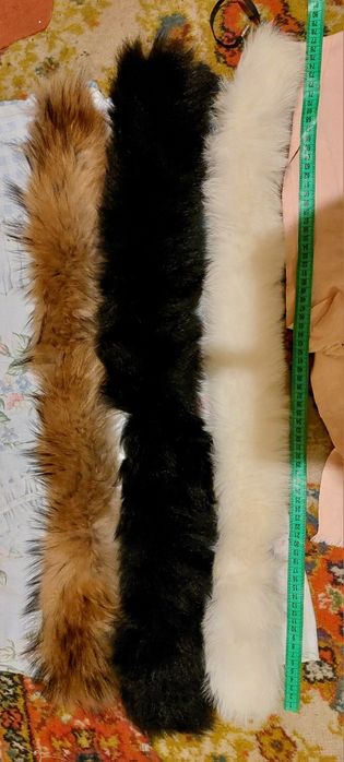 Натуральный воротник. Меховый воротник. Комір хутряний. Норка