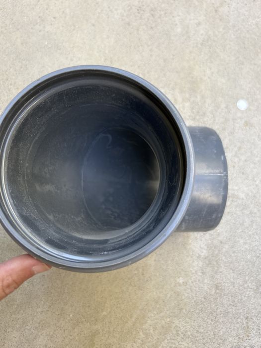 Curva de 90 graus tubo PVC de 110