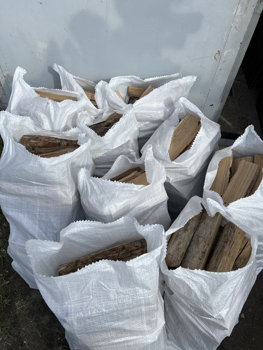 Дрова Дубові в мішках ДУБ Сосна з доставкою