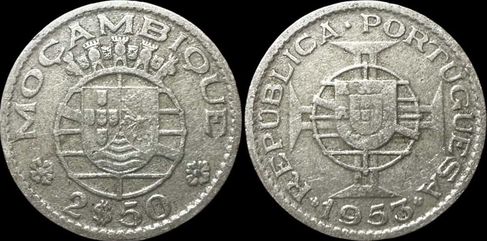 2,50 Escudos - 1953 - Moçambique