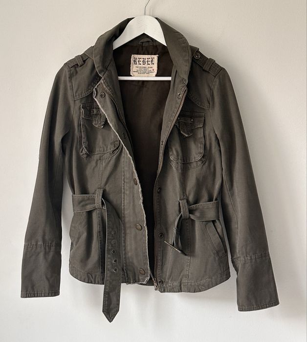 Kurtka damska wiosenna jeans denim REBEL