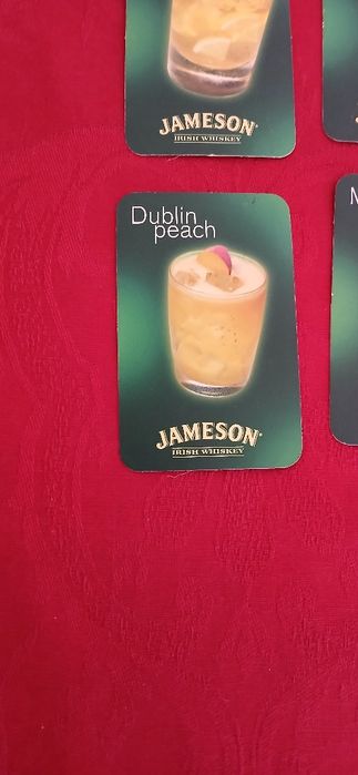 6 Cartas Jameson Irish Whiskey, novas
