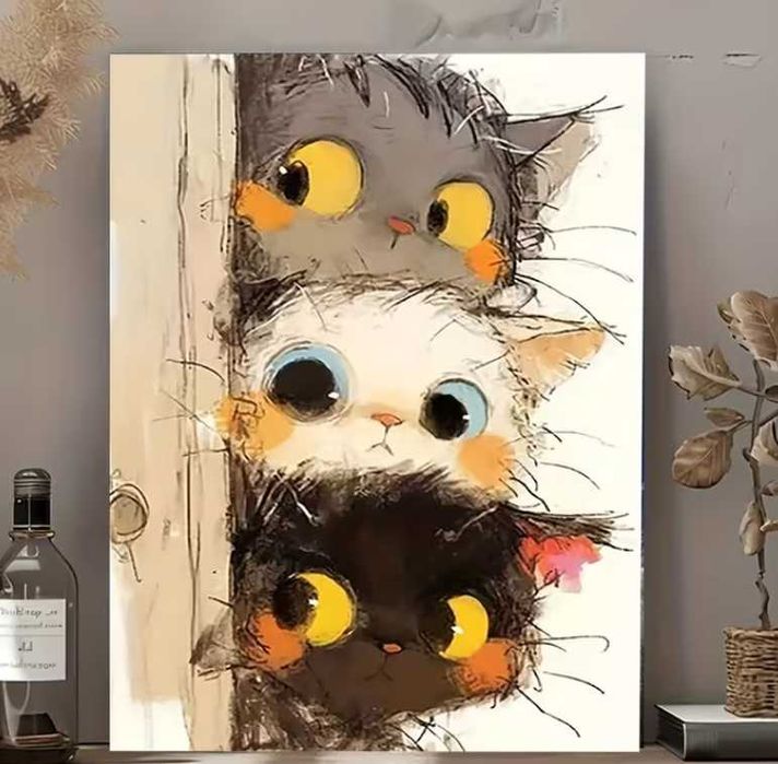 Nowy obraz na płótnie kotki
