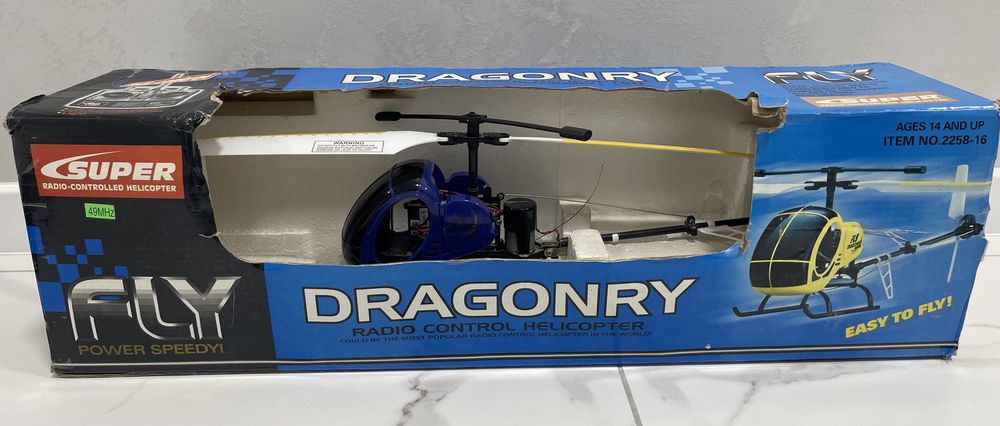 Радіокеровані гелікоптери Dragonry / Dragonfly (2 шт) під відновлення