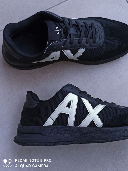 Armani Exchange sneakersy  skóra naturalna rozmiar  45